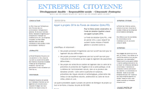 Desktop Screenshot of entreprise-citoyenne.com